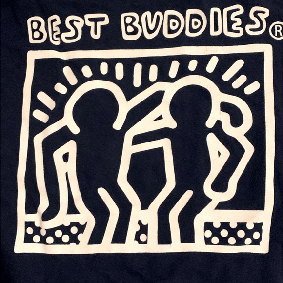 Comfort Colors Auburn University BEST BUDDIES Blue White T-shirt Adult L Men’s - Picture 4 of 5